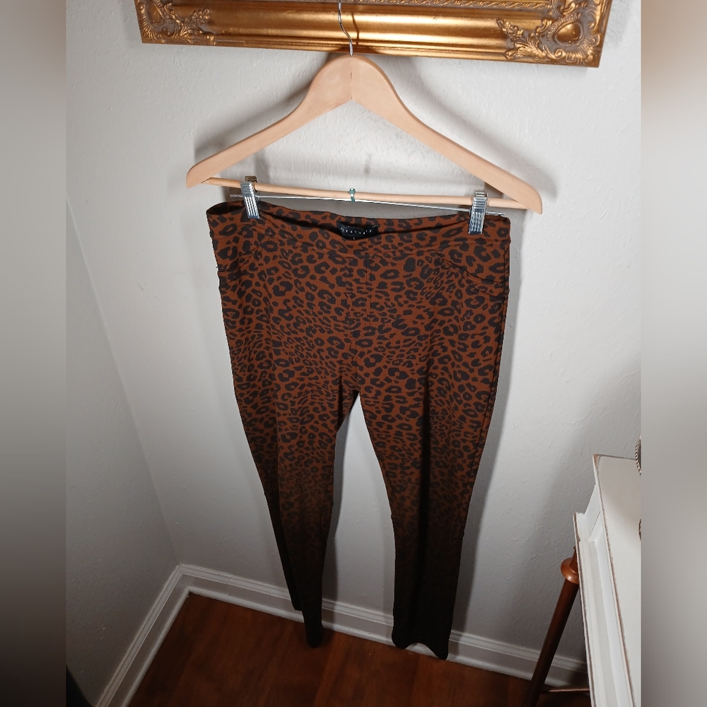 Anthropologie Sanctuary Animal Print Jeggings Size L